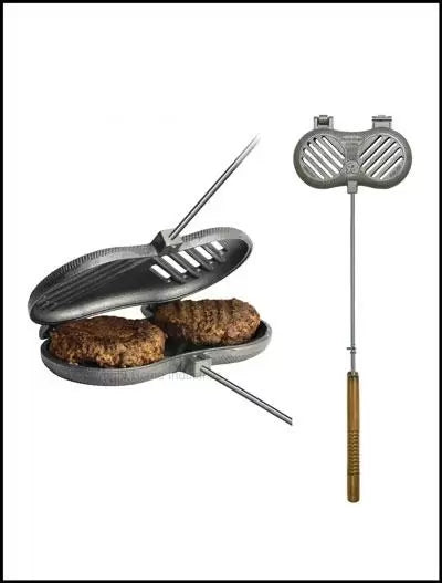 Rome Industries  Double Burger Griller - Cast Iron (8