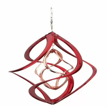 Red Carpet Studios Cosmix Wind Spinner, 14-Inch Long, Copper and Red (14