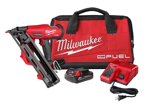 Milwaukee® M18 FUEL 15 Gauge Finish Nailer Kit (15 Gauge)
