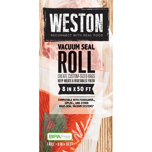 Weston® Vacuum Sealer Bags, 8 In X 50 Ft Roll (8