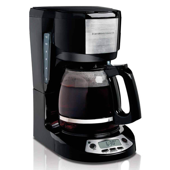 Hamilton Beach 12 Cup Programmable Coffee Maker with 3 Settings (12 Cup)