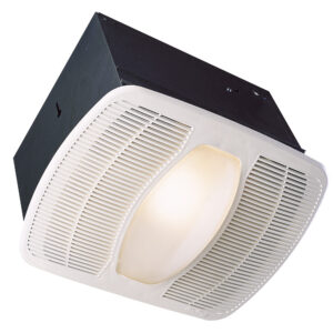 Air King Model AK863L Deluxe Exhaust Fan With Light, White (White)