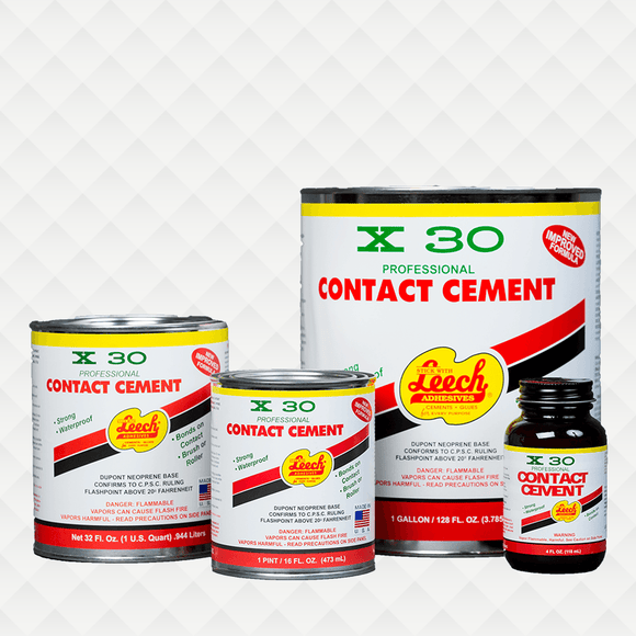 Leech X 30® Contact Cement 1 Pint (1 Pint)