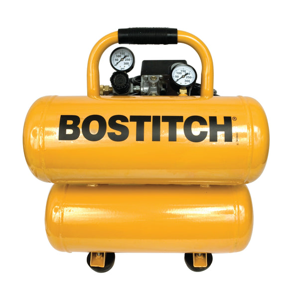 Bostitch 4 Gallon Oil-Lubricated Stack Tank Compressor (4 Gallon)