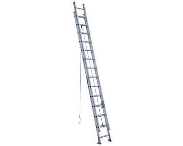 Werner 28ft Type II Aluminum D-Rung Extension Ladder D1228-2 (28 ft.)