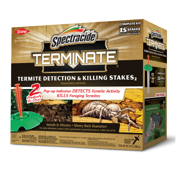 Spectracide Terminate® Termite Detection & Killing Stakes2 15 Count (15 Count)