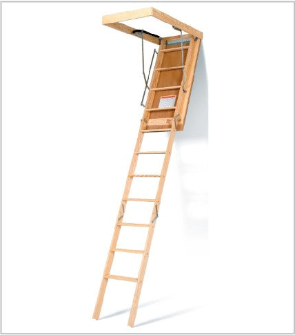 Marwin Fire Retardant Attic Ladder, 25.5 x 54 in. x 8 ft. 9 in. (25.5