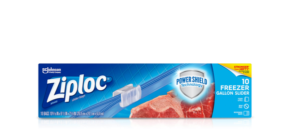 Ziploc® Brand Slider Freezer Bags Gallon / Large (Large)