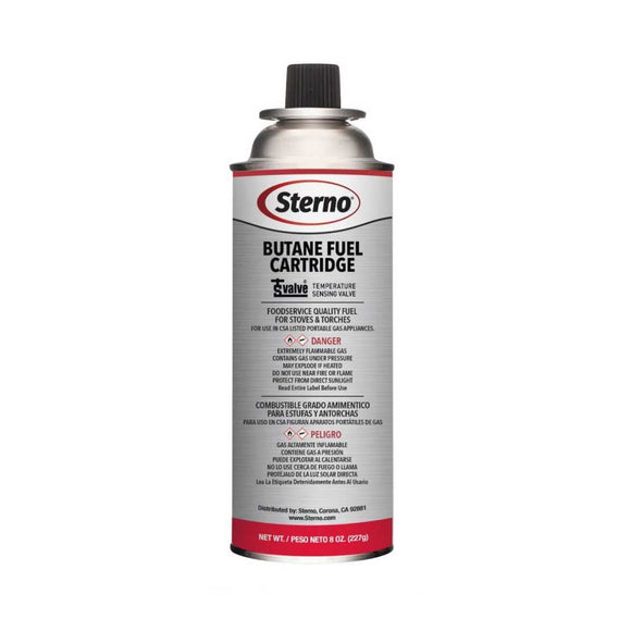Sterno® Butane Fuel with TS Valve and RVR 8 Oz. (8 oz)