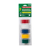 Duck® Brand Professional Color Coding Electrical Tape - Multi-Color, 5 pk, .75 in. x 12 ft. x 7 mil. (.75 x 12' x 7 mil.)