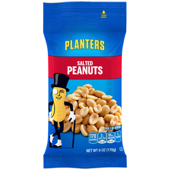 PLANTERS® Salted Peanuts 6 OZ BAG (6 OZ)