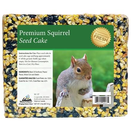 Heath SC-37-8: 2-pound Premium Squirrel Seed Cake - 8-pack (2 lbs.)