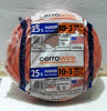 Marmon Home Improvement 25 ft. 10/3 Orange Solid CerroMax SLiPWire CU NM-B W/G Wire (25', Orange)