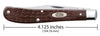 Case Brown Synthetic Slimline Trapper