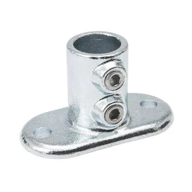 B & K Industries 3/4 Standard Railing Flange, Galvanized, Steel