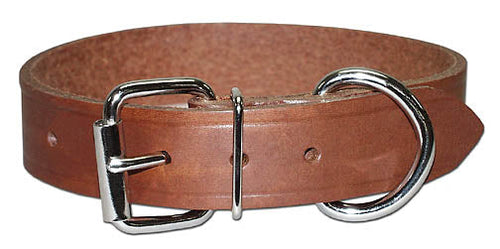 Leather Brothers 1 Regular Bully Leather Dog Collar, 21 Length (1 x 21)