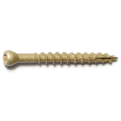 Monster Fastener Tan XL1500 Coated Steel Star Drive Trim Head Saberdrive Deck Screws