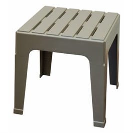 Big Easy Stack Table, Gray, 17.75 x 18.9 x 18.9-In.