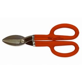 Tinner Snips, Straight Pattern, 9.75-In.