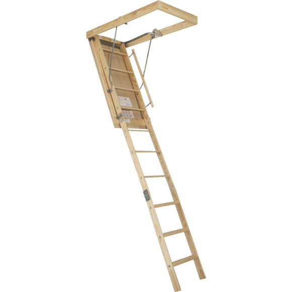 Louisville Ladder Windsor With Fire Guard Wood Attic Stairs