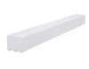 M-D Building Products Prova-Shower Curb - 4-1/2 Inch x 6 Inch x 48 Inch ~ White (4-1/2 x 6 x 48, White)