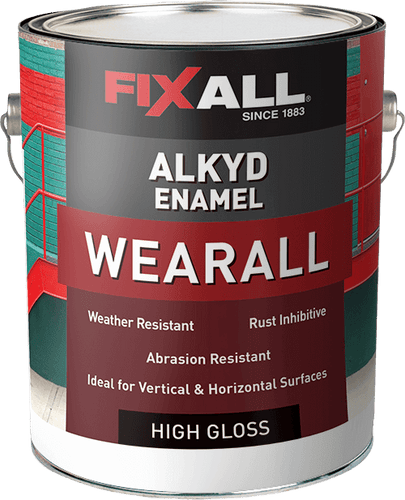 FixAll Wearall Alkyd Enamel High-Gloss Coast Guard Gray - 1 Gallon