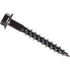 Simpson Strong-Tie Outdoor Accents #10 x 1-1/2 In. Hex Head Black Powder-Coat Connector Screw (50 Ct.)