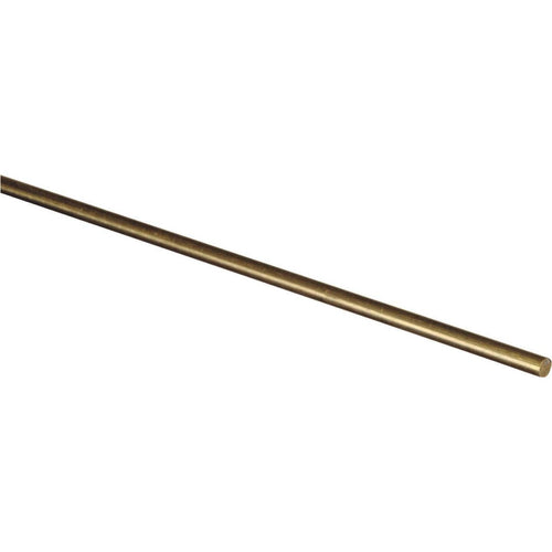 Hillman Steelworks Brass 3/16 In. X 3 Ft. Solid Rod