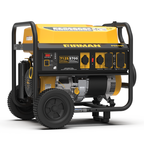 Firman Power Equipment Gas Portable Generator 7125w Recoil Start 120/240v (7125 W)