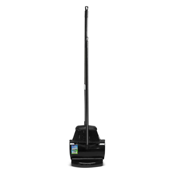 Power Clean Lobby Dustpan and Angled Broom with Hanging Hook