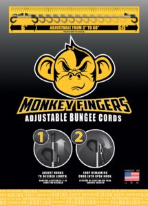 Dura Plastic Monkey Fingers Adjustable Bungee