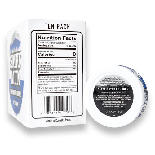 Smokey Mountain Arctic Mint Caffeinated Pouch