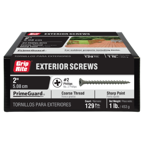 Grip-Rite Exterior Screws with PrimeGuard®